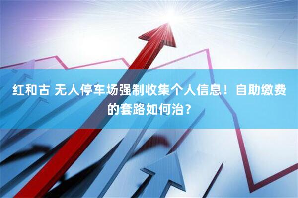 红和古 无人停车场强制收集个人信息！自助缴费的套路如何治？